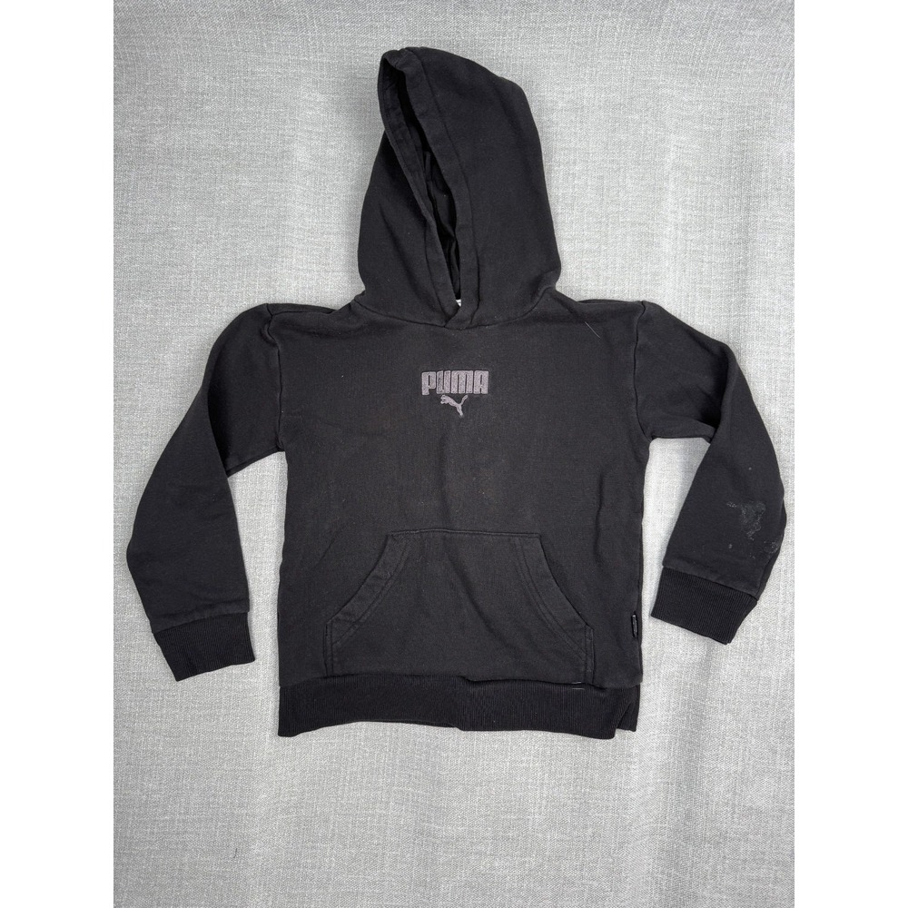Puma Kids Black Sweater Size Small 7/8 Pullover Sweatshirt